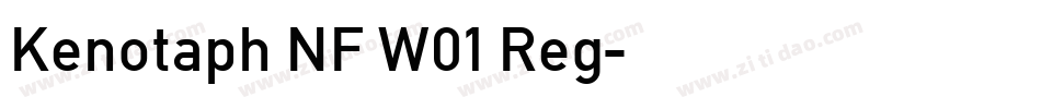 Kenotaph NF W01 Reg字体转换